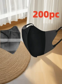 10pcs/200pcs 3D Face Mask, High-Quality Disposable Dust-Proof Breathable Mask, Flattering Design For Women
