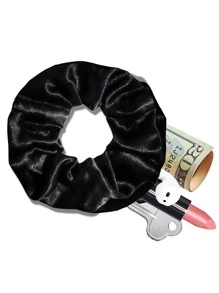 Nuevo accesorio de pelo de unicolor con estilo de cremallera, banda de pelo de estilo coreano de tela a la moda, soporte para coleta, accesorios de pelo, coleteros, bandas elásticas para el cabello, scrunchies, cuerda de pelo, lazos de pelo, bolas de pelo, para el hogar, accesorios de cuidado de la piel