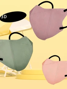 10pcs/200pcs 3D Face Mask, High-Quality Disposable Dust-Proof Breathable Mask, Flattering Design For Women
