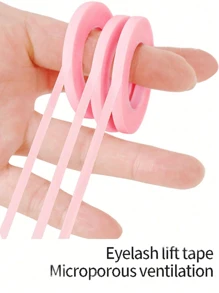 10 rollos de cinta para elevación de pestañas, herramientas para extensión y rizado de pestañas, cinta hipoalergénica transpirable de 4mm x 9m para uso en salón de belleza y maquillaje