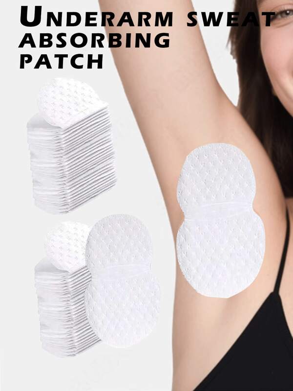 Armpit Sweat Pads, Disposable Underarm Absorption Sweat Pad, And Effective, Breathable, Invisible, Absorbing Patch, Lightweight And Sweat Absorbing, Comfortable And Odorless, Easy To Use, Suitable For Both Men And Women In Hot Summer(10PCS/20PCS/50PCS )Body Care For Travel, Sport, Outdoor, Summer, Stickers, Christmas For Holiday Gift Giving, Gym