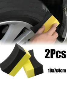 1 Bàn chải xốp đánh bóng và đánh bóng lốp xe hơi có nắp - Bao gồm dụng cụ bôi, Thích hợp để vệ sinh vành lốp và nội thất, Miếng bọt biển thấm hút mật độ cao thấm hiệu quả chất đánh bóng hoặc chất tẩy rửa, Tay cầm hình chữ nhật tiện dụng với các rãnh ngón tay để cầm chắc, Bảo vệ tay khỏi dầu mỡ và bụi bẩn, Lý tưởng để đánh bóng lốp, vệ sinh vành và làm sạch cạnh, Tiết kiệm thời gian và năng lượng, Dụng cụ vệ sinh và bảo dưỡng xe có thể tái sử dụng - Một cỡ - Xem 10