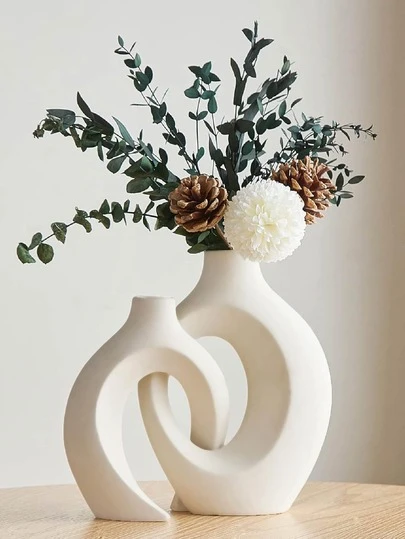 2pcs Creative Couple Series Home Decor Vases,Suitable For Home Decor, Bedroom Decor, Office And Students, Storage,Wedding Decor,House Decor,Jewelry Organiser,Party Decorations,The Best Gift