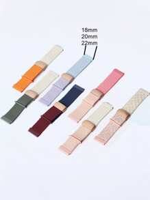 1pc 20mm Nylon Elastic Loop Magnetic Strap Compatible With Gabb Watch 3e 3 2 1/Gizmo Watch 3 2 1/SyncUP Kids Watch & Cosmo JrTrack 3/2 SE/2/JrTrack,18mm20mm22mm Quick Release Easy Buckle Sport Wristband Replacment Compatible With Samsung Galaxy Watch 7 6 5 4/Garmin Watch/HW Watch GT5 GT4 GT3/Amazfit Watch Band For Woman Man