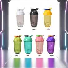 蛋白奶昔搅拌杯，香蕉冰沙，便携式大容量摇摇杯，防漏 - 彩色 - 查看 3