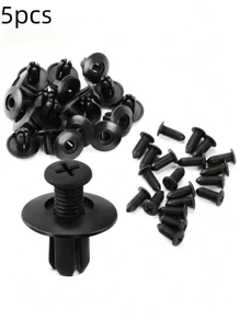 [50/100 pièces Rivets de fixation] 50/100 pièces Rivets de fixation en plastique, agrafes automobiles pour l'intérieur/l'extérieur/le coffre, vis à installation rapide pour le pare-chocs et les ailes, écrous industriels, couvrant le filetage complet