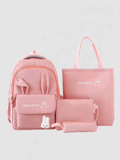 Versatile Backpack With Large Capacity, Suitable For School, Graduation, Commuting, Simple & Cute Style, Fits Various Occasions