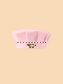 1pc Customized Chef Hat For Kids, Multiple Colors Choice, Can Print Your Own Name, Suitable For Boys And Girls Using In The Kitchen - Multicolor - View 17