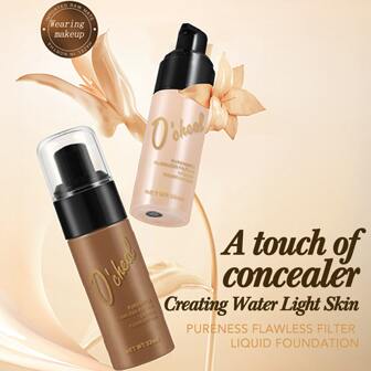 持久防水哑光粉底液、控油遮瑕粉底霜