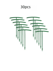 Adjustable Green Plastic Plant Trellis And Cage - Suitable For Indoor And Outdoor Climbing Flowers And Plants, Flexible Semi-Circular Design With Fixed Height Capability, Tomato Cage | Modern Garden Decor | Durable Plastic - Multicolor - View 15