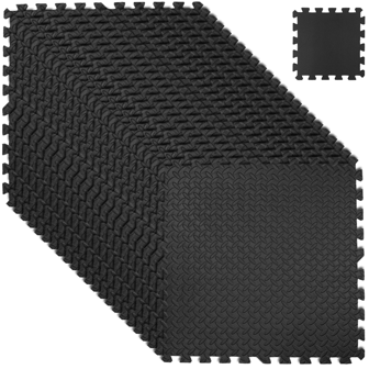 Puzzlematte 4.-24 Stück 60 x 60cm 30 x 30cm, 1 cm dicke,  Bodenmatte Puzzlematte EVA Unterlegmatte Bodenschutzmatte