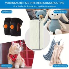 1个耐用鞋类洗衣机袋，适用于所有鞋型 | 内里柔软蓬松的保护性洗衣袋，轻柔洗涤运动鞋和休闲鞋，防止勾丝和异味，速干网布，春夏换季衣橱收纳好帮手，旅行必备洗衣袋，居家洗衣必备 - 白色 - 查看 5