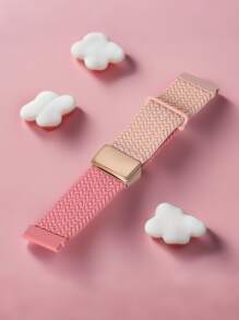 1pc 20mm Nylon Elastic Loop Magnetic Strap Compatible With Gabb Watch 3e 3 2 1/Gizmo Watch 3 2 1/SyncUP Kids Watch & Cosmo JrTrack 3/2 SE/2/JrTrack,18mm20mm22mm Quick Release Easy Buckle Sport Wristband Replacment Compatible With Samsung Galaxy Watch 7 6 5 4/Garmin Watch/HW Watch GT5 GT4 GT3/Amazfit Watch Band For Woman Man
