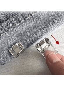 Unsichtbare Bein-Fixier-Clips, verhindern das Schleifen von Hosenbein, faltbare verborgene Bein-Verschlüsse, geeignet für Jeans, lange Hosen, um Schleifen am Boden zu verhindern