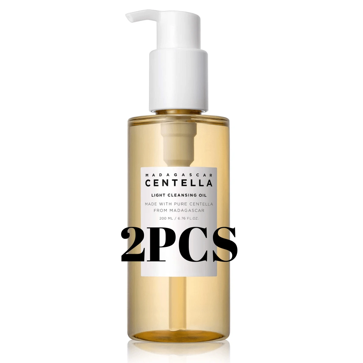 ¡TOP recomendado en 2025! SKI1OO4 Madagascar Centella Light Cleansing Oil, 200ml, disuelve maquillaje con alta eficacia y limpia profundamente, adecuado para piel sensible. Regalo ideal de cuidado de la piel para el Día de San Valentín, esencial para el desmaquillaje diario. - 2 piezas - Ver 1