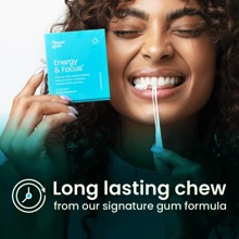 NeuroGum Energy Caffeine Gum (54 Pieces) - Sugar Free With L-Theanine + Caffeine + Vitamin B12 & B6 - Nootropic Energy & Focus Supplement For Women & Men - Peppermint Flavor (Packaging May Vary)