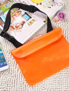 2PCS/1PC-防水游泳潜水包，PVC腰包单肩包，水下手机壳，防水腰包PVC包腰包男女通用