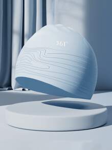 361degree 361° Swimming Cap, Lightweight And Comfortable Fit, No Pressure On Head, Anti-Slip Inner Particles For Secure Wear, Made Of Soft Silicone Material, Water-Resistant, Textured Design, Elegant & Sophisticated, Beach Essentials, Beach Accessories, Pool Float