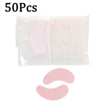 50 Pairs/ Black Patches Gel Eye Pads Eyelashes Paper Patches For Eyelash Extension Eye Tips Sticker Wraps Makeup Tools - Multicolor - View 10