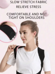 Correcteur de bosse, sangle de correction du corps invisible pour adolescents et adultes, correction anti-bosse, produits de correction de la posture et support pour les épaules - idéal pour un port quotidien, stabilisation de la clavicule - favorise une posture saine, empêche le vautrissement. Accessoires de gym