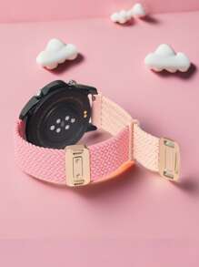 1pc 20mm Nylon Elastic Loop Magnetic Strap Compatible With Gabb Watch 3e 3 2 1/Gizmo Watch 3 2 1/SyncUP Kids Watch & Cosmo JrTrack 3/2 SE/2/JrTrack,18mm20mm22mm Quick Release Easy Buckle Sport Wristband Replacment Compatible With Samsung Galaxy Watch 7 6 5 4/Garmin Watch/HW Watch GT5 GT4 GT3/Amazfit Watch Band For Woman Man