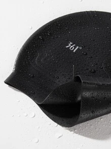 361degree 361° Swimming Cap, Lightweight And Comfortable Fit, No Pressure On Head, Anti-Slip Inner Particles For Secure Wear, Made Of Soft Silicone Material, Water-Resistant, Textured Design, Elegant & Sophisticated, Beach Essentials, Beach Accessories, Pool Float