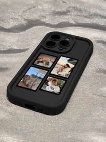 1 pièce Coque de téléphone personnalisée avec nom, Coque de téléphone personnalisée à DIY. Protection corps complet, absorption des chocs, prise en main confortable. Meilleur cadeau pour les amis, la famille, les couples. Compatible avec iPhone11/12/13/14/15 Pro Max, Galaxy A15/A25/A35/A55/S23/24 Ultra, Redmi, OPPO