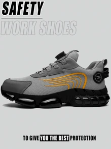 1 Pair Summer Steel Toe Shoes Safety Shoes,Lightweight And Comfortable Non-Slip Wear-Resistant Fashion Safety Sneakers,Anti-Puncture Anti-Smash Work Shoes,Construction Site,Gardening,Warehouse,Daily Repairs Work Trainer Safety Trainer Work Sneakers Outward Travel, Outdoor Exploration, Hiking, Hiking Shoes, Outdoor Work, Forging Workshop, Manufacturing, Construction Work, And Daily Wear. Casual Shoes, Unbreakable Steel Toed Boots