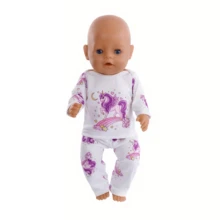 2 Pcs/Set 2025 New Doll Clothes, Suitable For 14 - 18 Inch Dolls And 36 - 45 Cm Newborn Dolls And Baby Dolls - 彩色 - 查看 15