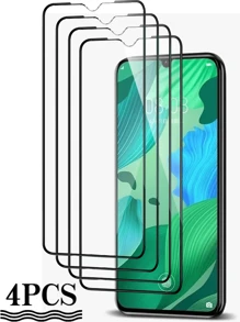 4 Stück Smartphone Bildschirmschutz, Vollabdeckung Anti-Fingerabdruck, reibungslose Berührung blasenfrei anzubringen, inkl. Installationswerkzeug, hohe Transparenz & Klarheit, geniesse das nackte Bildschirm Erlebnis, Geschenk für Geburtstag, Familie, Freunde, gehärtetes Glas, Handyzubehör