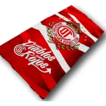 Toluca Red Devils Football Club Bath Towel | Soft And Absorbent - Red - View 3