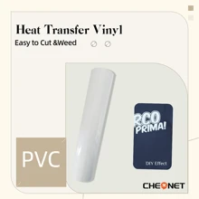 CHEONET - Rollo de vinilo de 12" x 7 pies, vinilo de transferencia térmica para camisetas, tela, almohadas, vinilo para planchar en todas las máquinas cortadoras, vinilo permanente, fácil de cortar y aplicar, parches de bordado y plancha para chaquetas, parches para coser en ropa, mochilas, jeans, camisetas