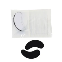 50 Pairs/ Black Patches Gel Eye Pads Eyelashes Paper Patches For Eyelash Extension Eye Tips Sticker Wraps Makeup Tools - Multicolor - View 11
