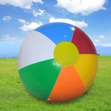 6 Stück/10 Stück aufblasbare Strandballons, bunte PVC Werbe- und Promotionspielzeuge für Pool und Strand