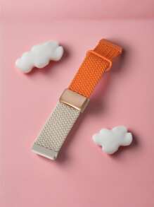 1pc 20mm Nylon Elastic Loop Magnetic Strap Compatible With Gabb Watch 3e 3 2 1/Gizmo Watch 3 2 1/SyncUP Kids Watch & Cosmo JrTrack 3/2 SE/2/JrTrack,18mm20mm22mm Quick Release Easy Buckle Sport Wristband Replacment Compatible With Samsung Galaxy Watch 7 6 5 4/Garmin Watch/HW Watch GT5 GT4 GT3/Amazfit Watch Band For Woman Man