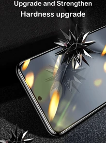 4 Stück Smartphone Bildschirmschutz, Vollabdeckung Anti-Fingerabdruck, reibungslose Berührung blasenfrei anzubringen, inkl. Installationswerkzeug, hohe Transparenz & Klarheit, geniesse das nackte Bildschirm Erlebnis, Geschenk für Geburtstag, Familie, Freunde, gehärtetes Glas, Handyzubehör