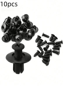 [50/100 pièces Rivets de fixation] 50/100 pièces Rivets de fixation en plastique, agrafes automobiles pour l'intérieur/l'extérieur/le coffre, vis à installation rapide pour le pare-chocs et les ailes, écrous industriels, couvrant le filetage complet