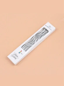 6pcs Birthday Candles Spiral Cake Candles With Holders Metallic Cake Cupcake Candles Long Thin Curly Coil Cake Candles For Birthday Wedding Party And Cake Decoration Back To School Valentine Day