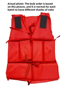 1 pieza Chaleco salvavidas premium de alta flotabilidad para adultos para uso en exteriores, versión reforzada y gruesa para botes, deriva, pesca y natación