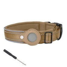 Anti-Lost Dog Collar, Waterproof Airtag Protective Case Reflective Pet Collar (Airtag Locator Not Included), Pet Collar With Tracker Protective Case, Dog Training Collar - Compatible With Apple System Locator, Suitable For French Bulldog, Large Dog Accessories - Multicolor - View 22