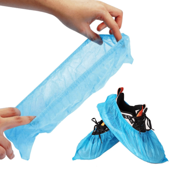 4 Packs Of 200 Disposable Non-Woven Non Slip Shoe Covers, Shoe Boot Covers