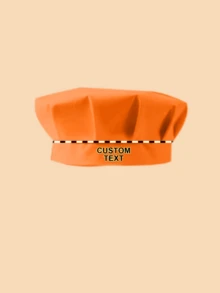 1pc Customized Chef Hat For Kids, Multiple Colors Choice, Can Print Your Own Name, Suitable For Boys And Girls Using In The Kitchen - Multicolor - View 12