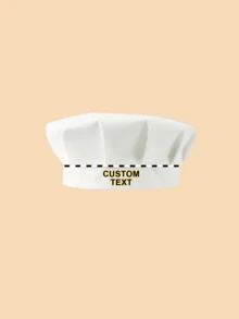 1pc Customized Chef Hat For Kids, Multiple Colors Choice, Can Print Your Own Name, Suitable For Boys And Girls Using In The Kitchen - Multicolor - View 14