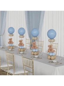 Supporto alto per fiori in acrilico, rastrelliera per fiori rimovibile, adatto per eventi su palco T, reception, esposizione floreale, decorazione per feste a casa, allestimento di palloncini per matrimoni, esposizione floreale per cerimonia di matrimonio - Trasparente - Visualizzare 7