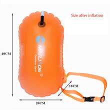 Outdoor Swimming Buoy Multifunctional Swimming Float Bag, With Waist Strap, Waterproof PVC Material, Life Buoy Storage Bag, Suitable For Water Sports - Multicolor - View 3