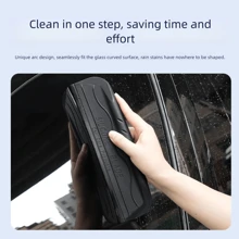 Silicone Windshield Wiper Blades - Instant Clear Vision, Water-Repellent, Ultra Durable, Universal Fit For Most Cars - Enhanced In Rain