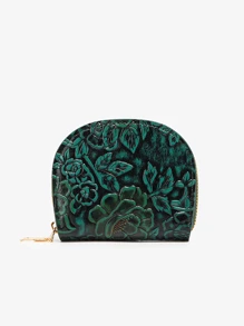 Women's Embossed Floral Cardholder Multi-Card Slots Compact & Vintage Fashion Card Holder Suitable For Daily Use For Women Money Wallet Mini Wallet Purse Wallet Card Wallet