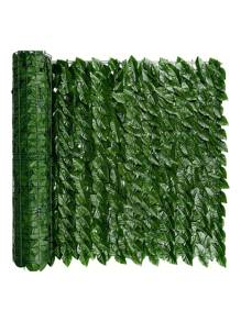 1pc Green Outdoor Decorative Artificial Plant Garden Fence