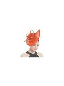 1pc Women Teardrop Fascinators Hat Flower Church Cocktail Fascinator Hat Artificial Feathers Headband And Clip Headwear For Girls Kentucky Derby Pillbox Wedding Tea Party Accessories Hat Mini Hats Tiny Hats Mini Top Hat Mini Cap