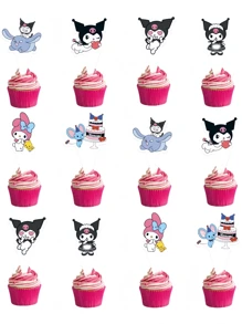 Sanrio Sanrio Kuromi Birthday Cake Toppers, Cake Decorations For Birthday Party, Children Birthday Cake Accessories